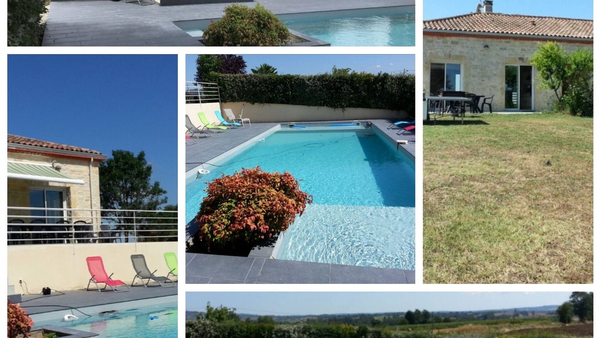 Lapenche House | Gîte/Grande maison quietly sleeps 14 with private pool