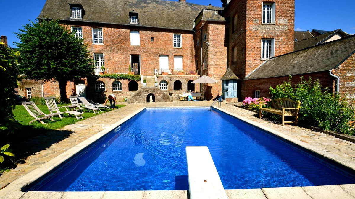 Bacqueville-en-Caux House | Gite in Normandy with private and heated swimming pool.