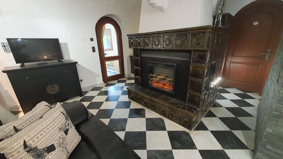 Soultzeren Apartment | Gite L'Echiquier garden apartment terrace, outdoor swimming pool