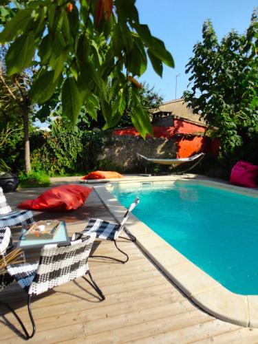 Saint-Macaire House | Gite le 23 dans cite médiévale