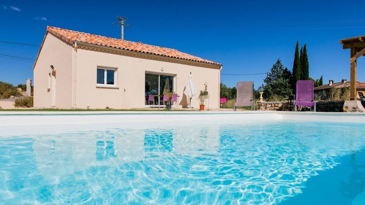Saint-Andre-de-Cruzieres House | Gite sleeps 8 any comfort with swimming pool south Ardèche