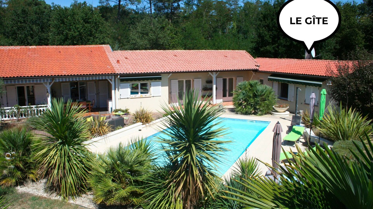 Grezet-Cavagnan Cottage | Gîte with access to the owners' swimming pool