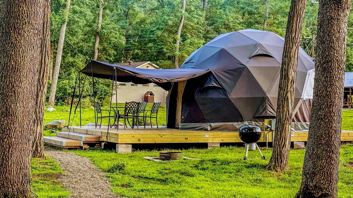 Gilboa Cabin | Glamp Under Stars in the Heart of the Catskills