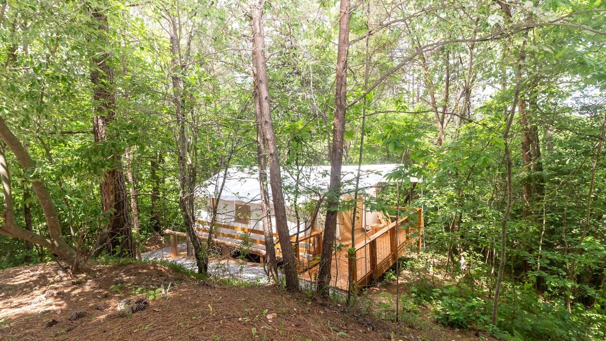 Copperhill RV Rental | Glamping at Copperhill - "The Prospector"