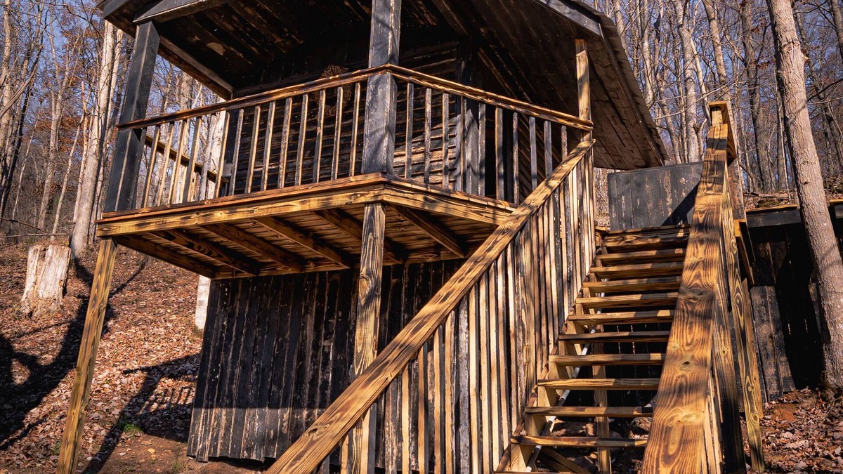 Lynx Cabin | Glamping Cabin | Huge Window | Cliff and Animal Views
