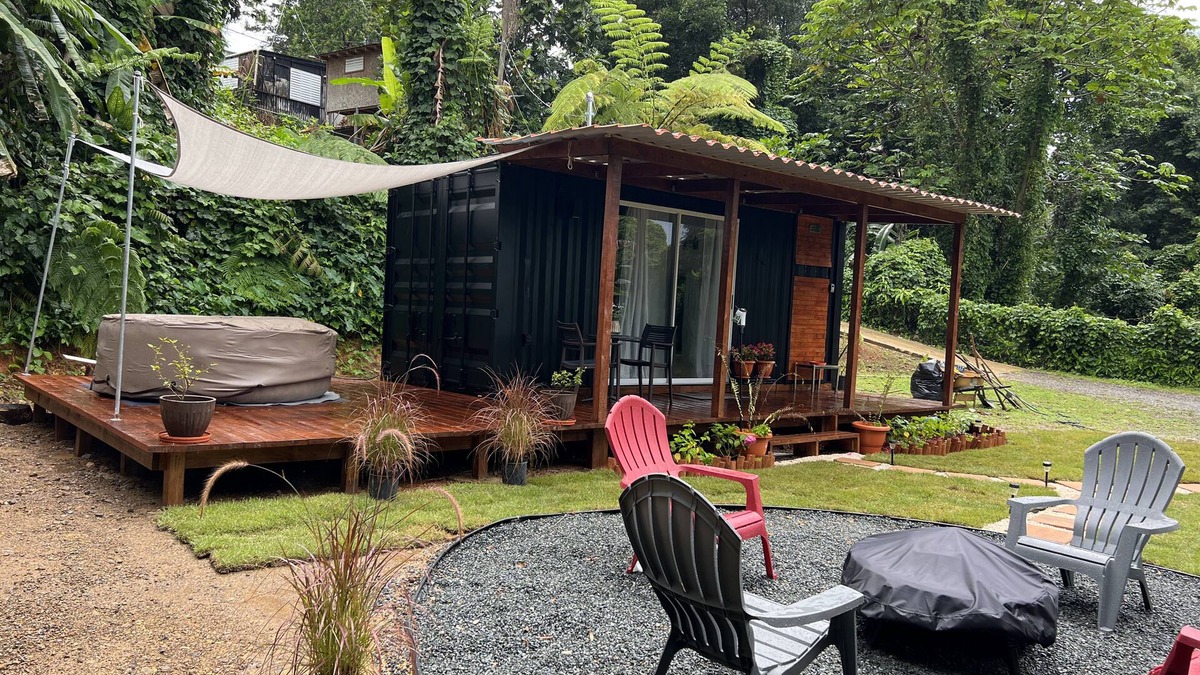 Mayaguez RV Rental | Glamping Mayaguez a delightful 20' container by My West Little Corner