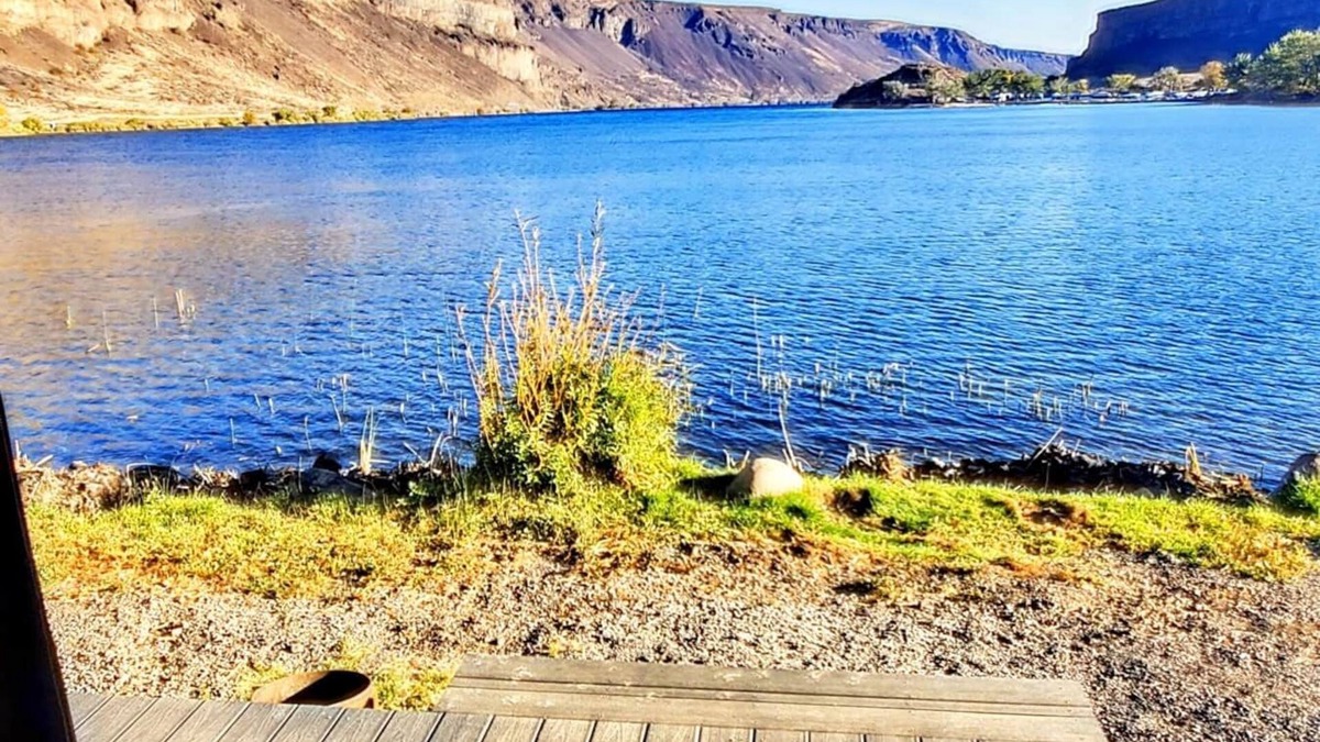 Coulee City Apartment | Glamping Tent at Blue Lake in Coulee City (site 43)