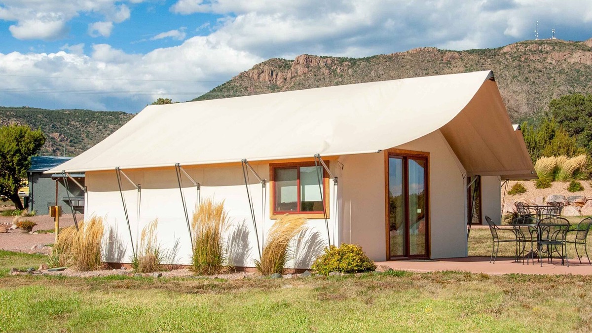Canon City Cabin | Glamping Tent Double Queen - Royal Gorge Cabins