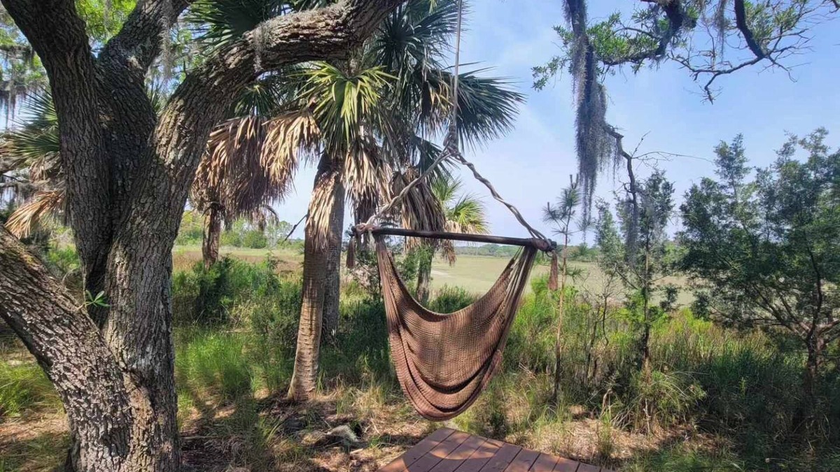 Beaufort RV Rental | Glamping Tent getaway suite. Connect with Mother Nature, unplug, and unwind!