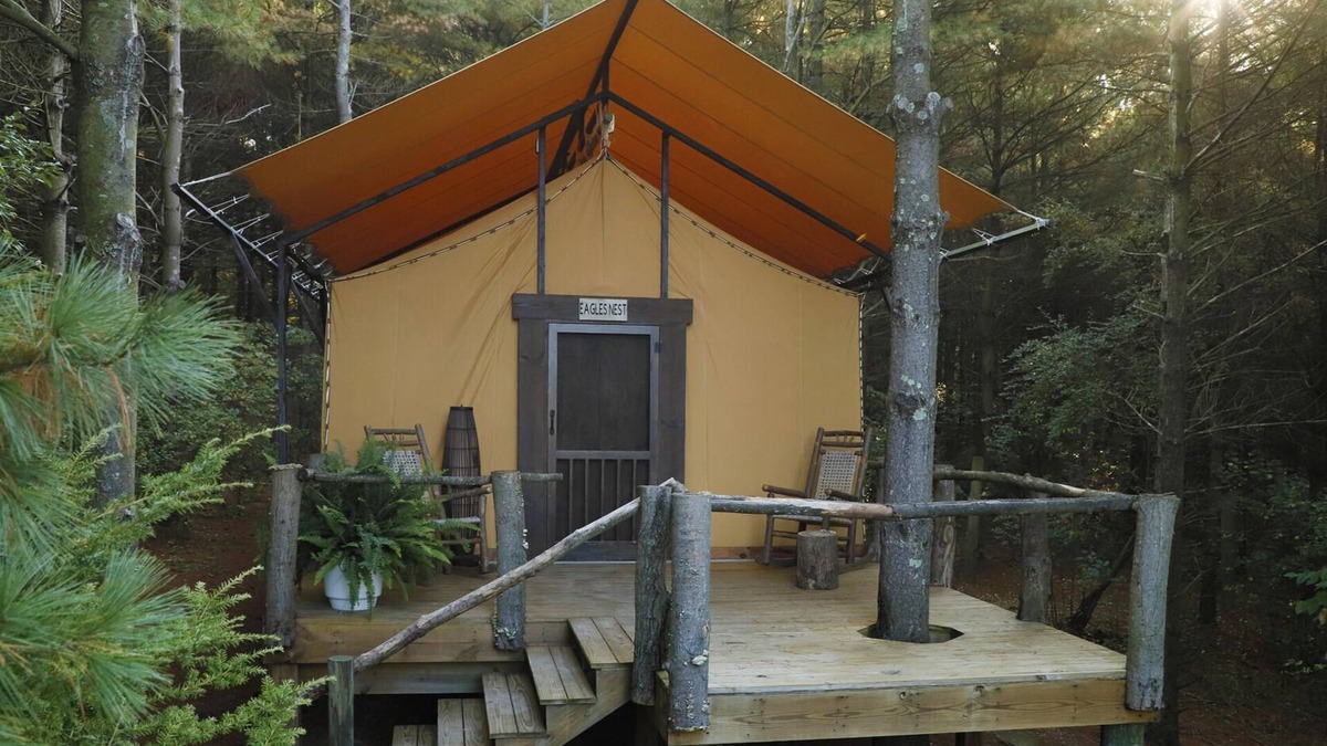 Dover Resort | Glamping Tent on over 400 acres! Luxurious amenities in the heart of nature.