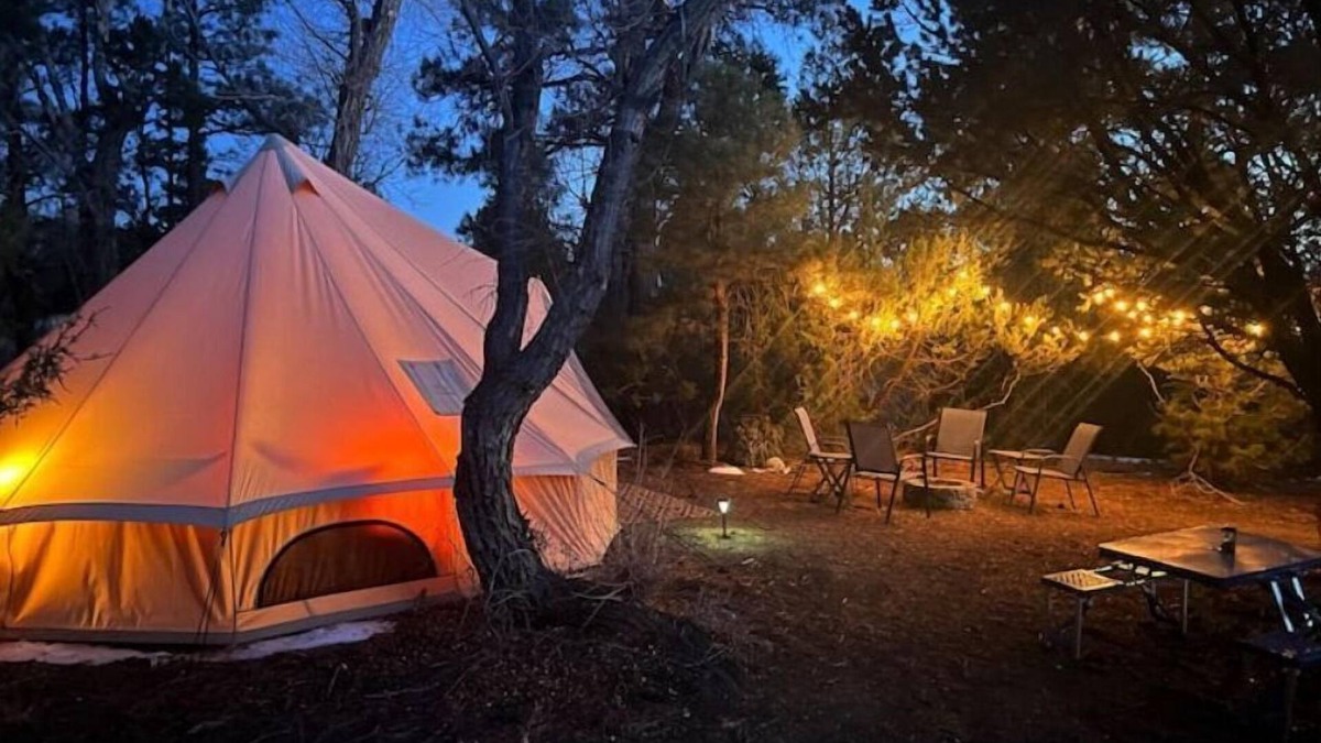 Zapata RV Rental | Glamping yurt/tent, Fire Pit+Grill+Hammock+more, Great Sand Dunes