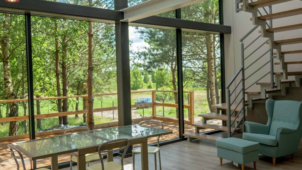 Szemud Cottage | Glass cottage in Jelenska Huta with terrace