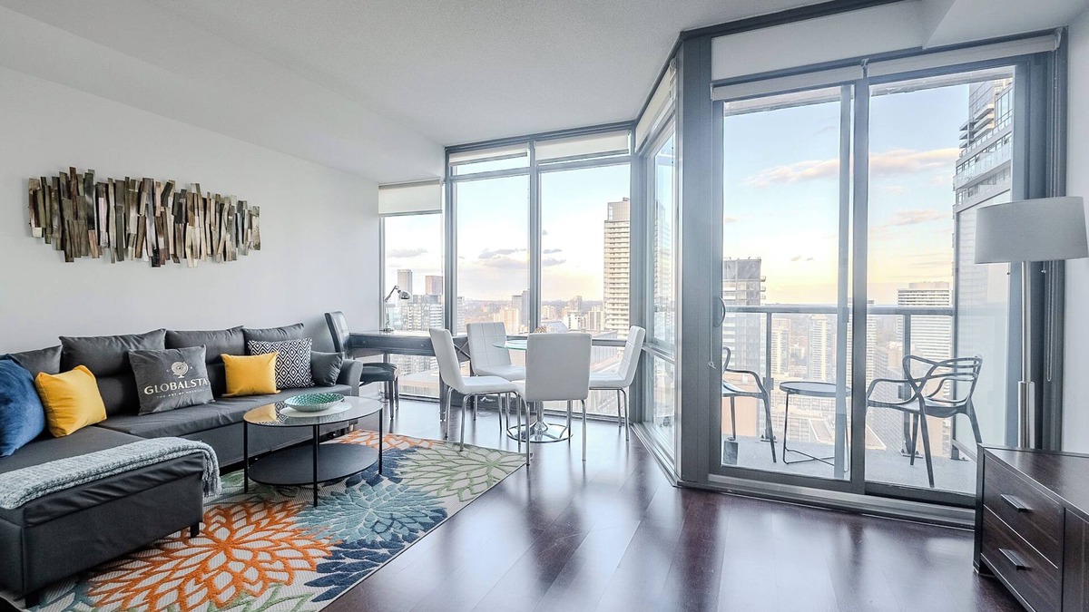 Bay Cloverhill Condo | GLOBALSTAY. Amazing 1Bedroom. Downtown Toronto High Floor View