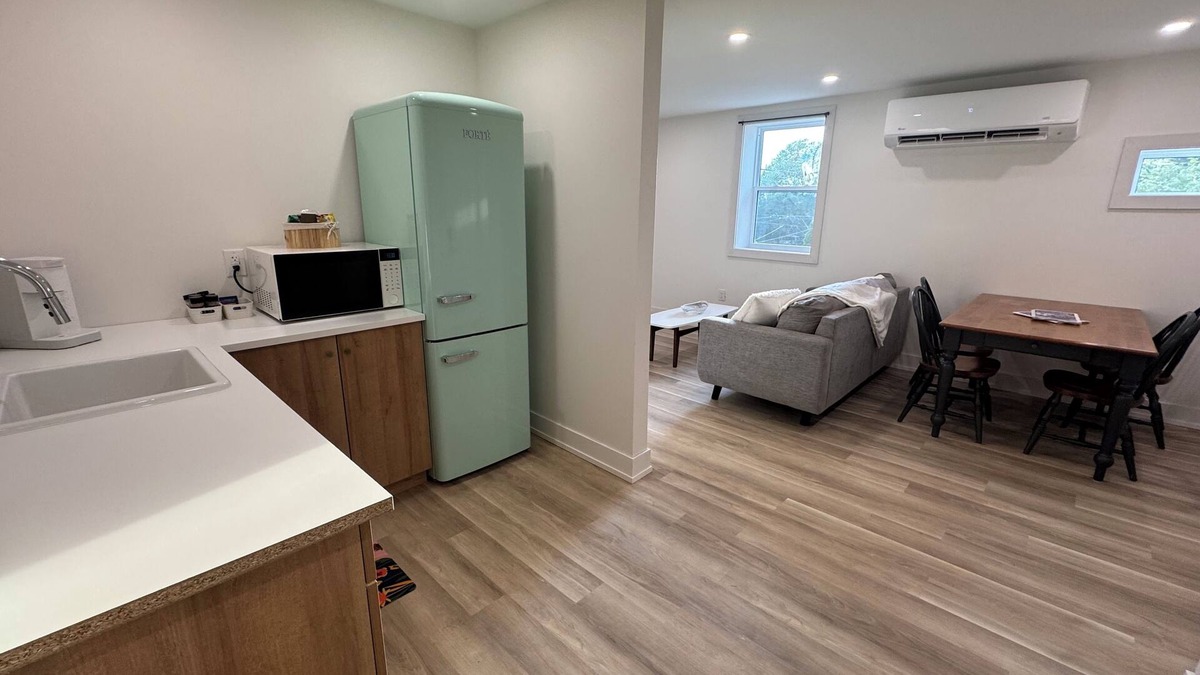 Harwich Apartment | Golden Acre Suites | 2BR Downtown w/Exposed Brick & Retro Retreat