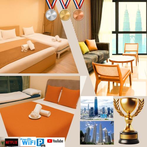 City Centre Apartment | Golden New Nest Inn 88 near THE exchange TRX & Bukit Bintang Includes swimming pool
