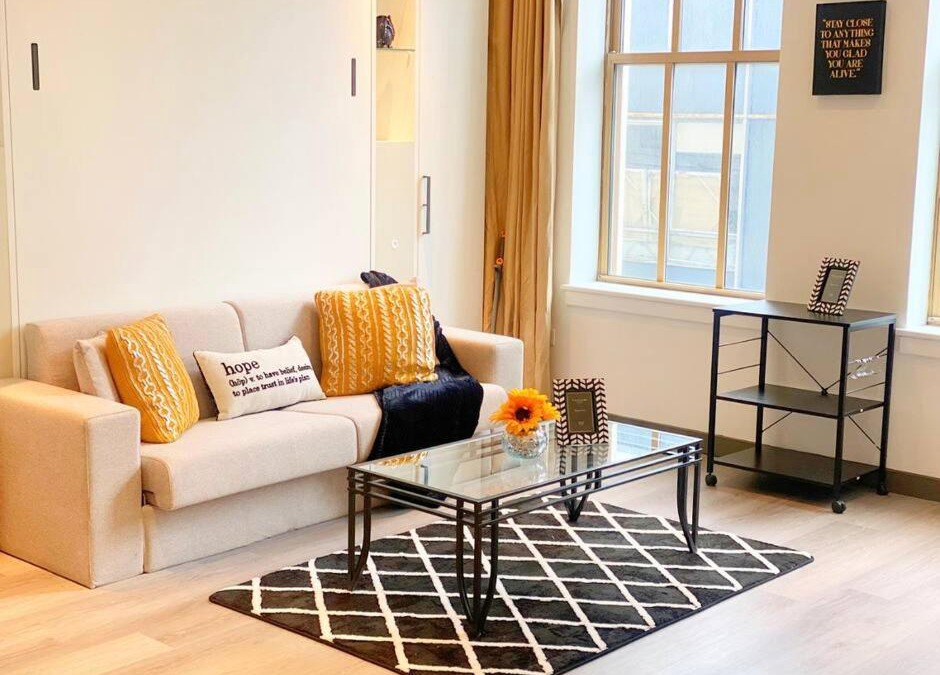 Downtown Newark Apartment | Golden Nugget 1 Queen Bed, 1 Twin Near EWR-PENN-PRUD-Free Parking
