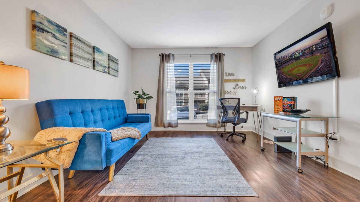 Cumberland Apartment | Golden Suite byTruist Park | Ideal For Long Stay