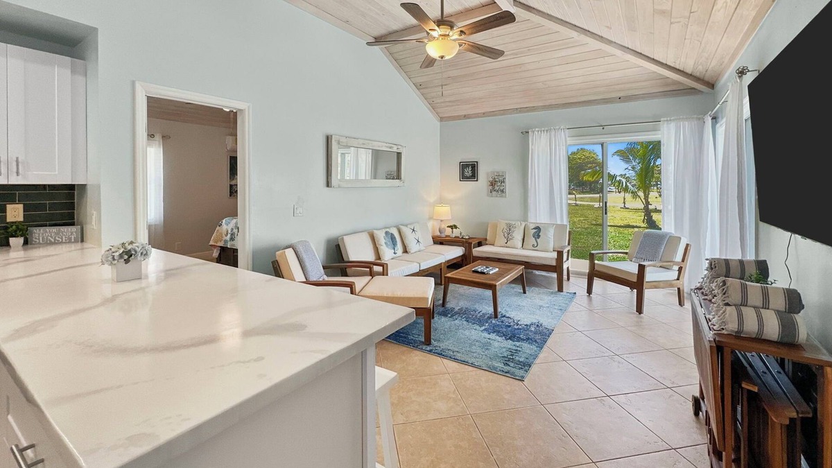 Treasure Cay Villa | Golf Cart Included, Abaco Villa, Treasure Cay, Bahamas, 100 yards from beach