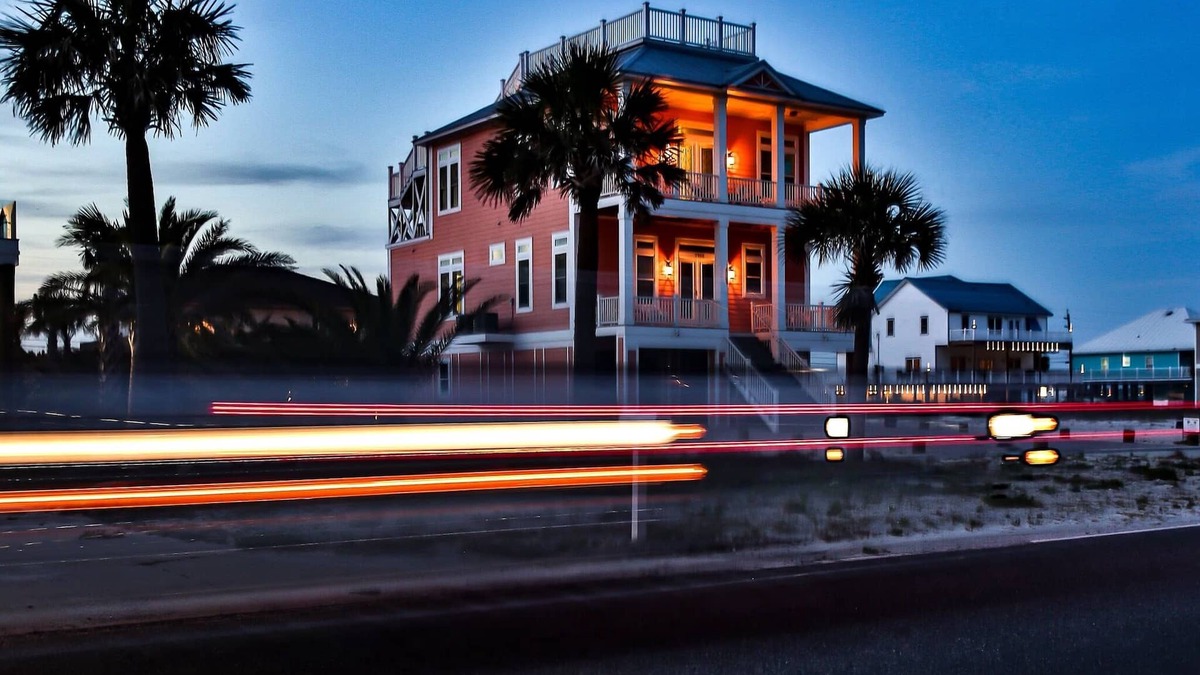 Navarre Beach House | Golf cart, roof deck, elevator, spa, chef kitchen. 600' from beach. 5 🌟 rating!