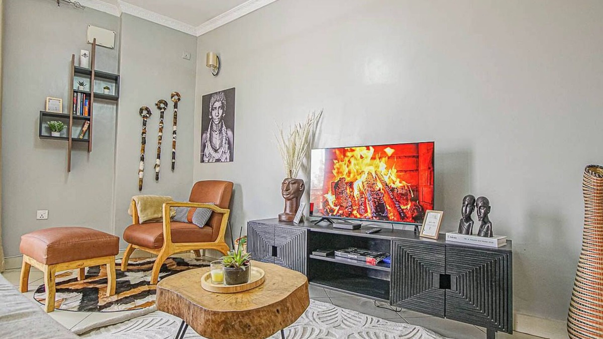 Kigali Apartment | Golf View Duplex, Africa Inspired Design