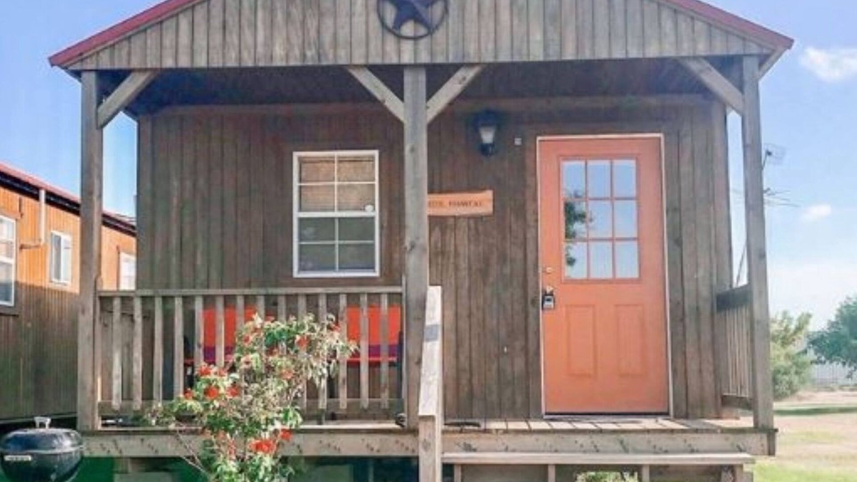 Matagorda Cabin | Gone Coastal is part of a mini resort .