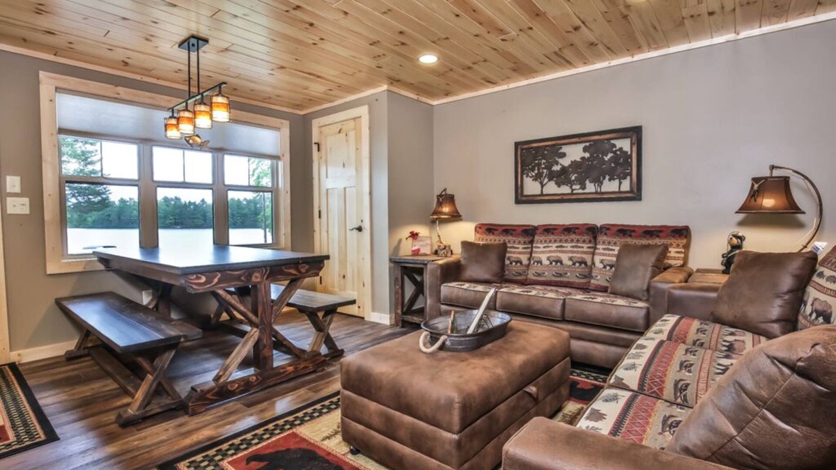 St Germain Cabin | Gone Fish Inn: Remodeled Lakefront Cabin, FREE Wi-Fi & Firewood, No Cleaning Fee