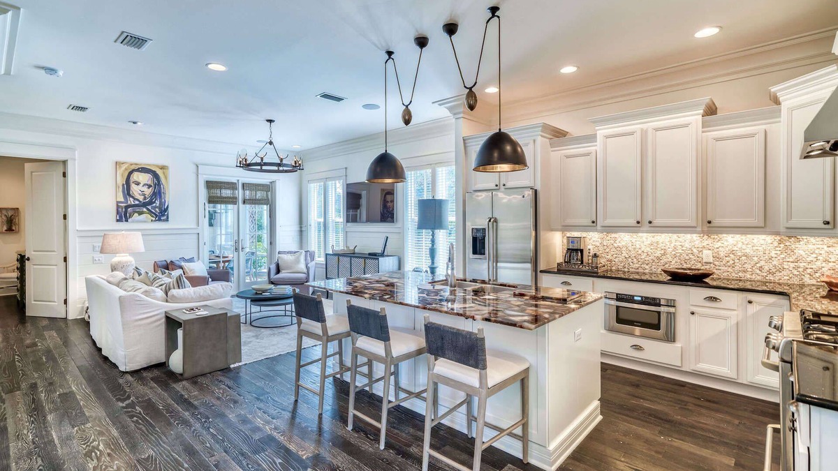 WaterSound West Beach House | Gorgeous! 1 Minute to Beach and Community Pool, with Golf Cart, Outdoor Fireplac