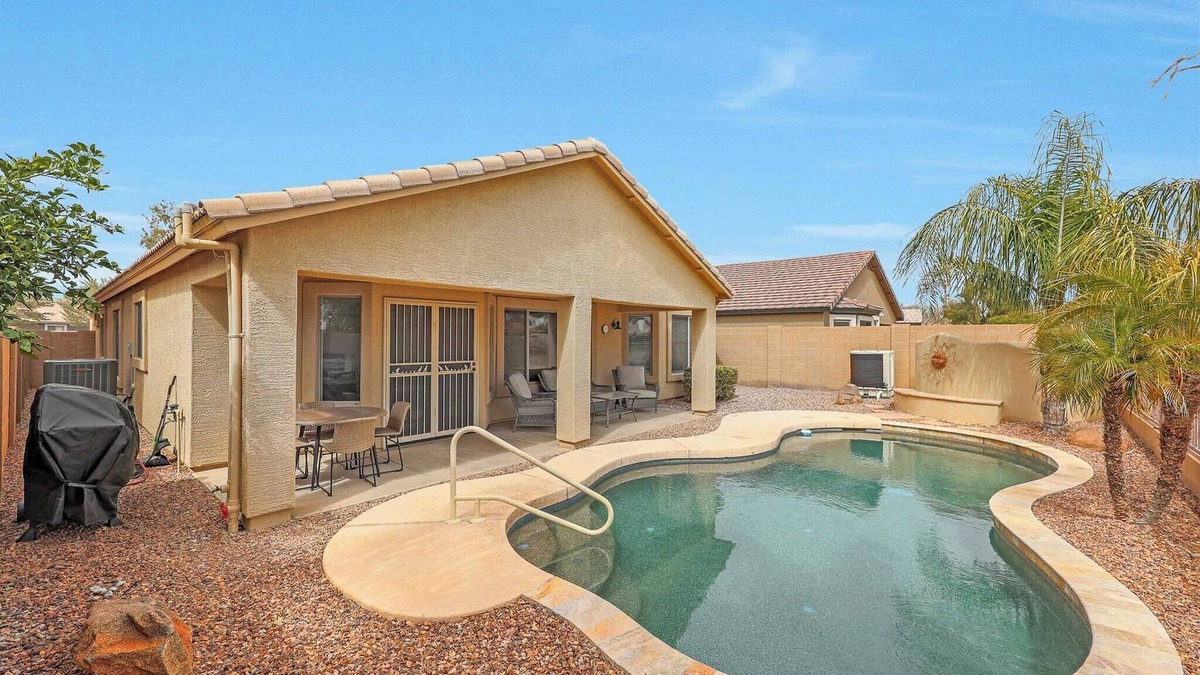 Villages At Queen Creek House | Gorgeous 4 bedroom, 2 bath house with a HEATED pool, hole 6 !