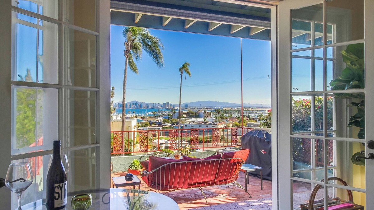 Point Loma Apartment | Gorgeous Bay View & Sunrise/Sunsets from Your Private, Sunny Deck in Point Loma!