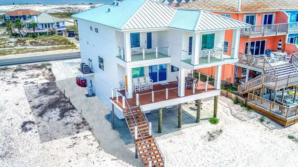 Pensacola Beach House | Gorgeous BRAND NEW Gulf Front Home on beautiful Navarre Beach!