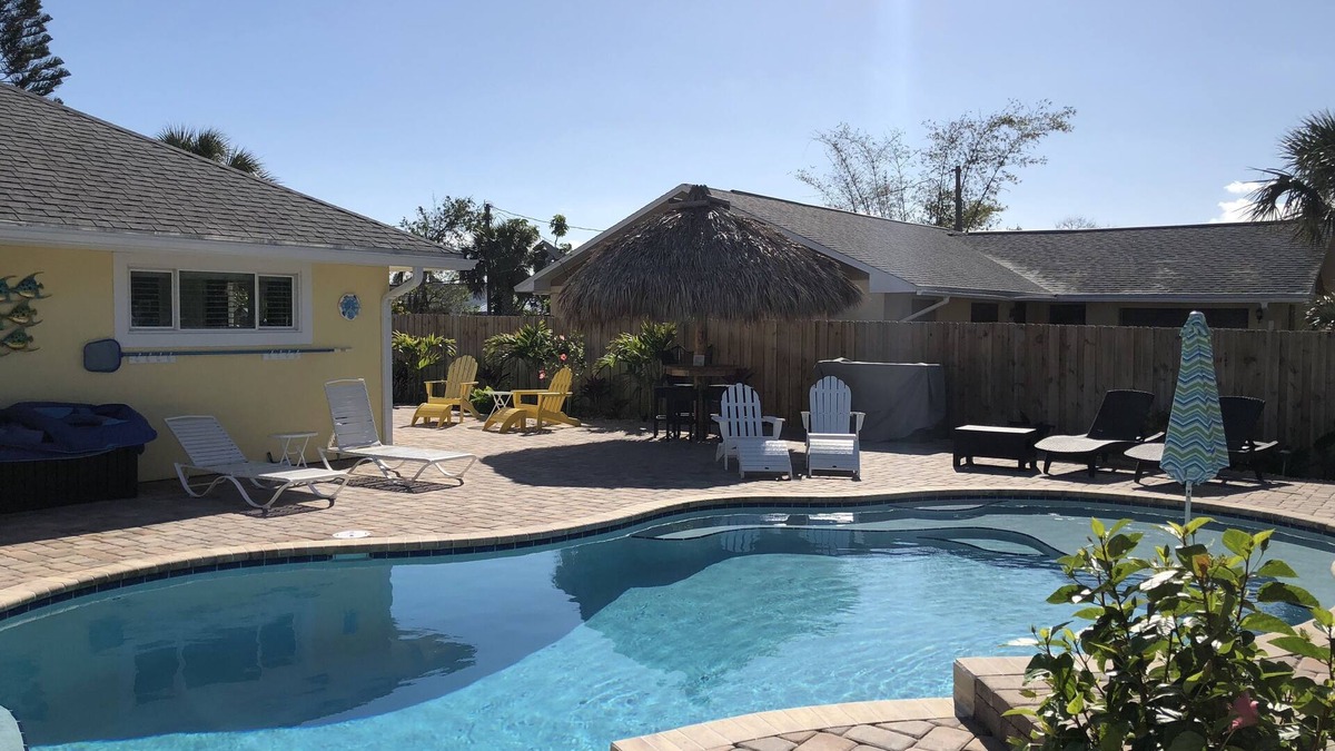 Cape Caneveral Beach Gardens House | Gorgeous Cocoa Beach Home W/Heated Private pool- short walk to beach!