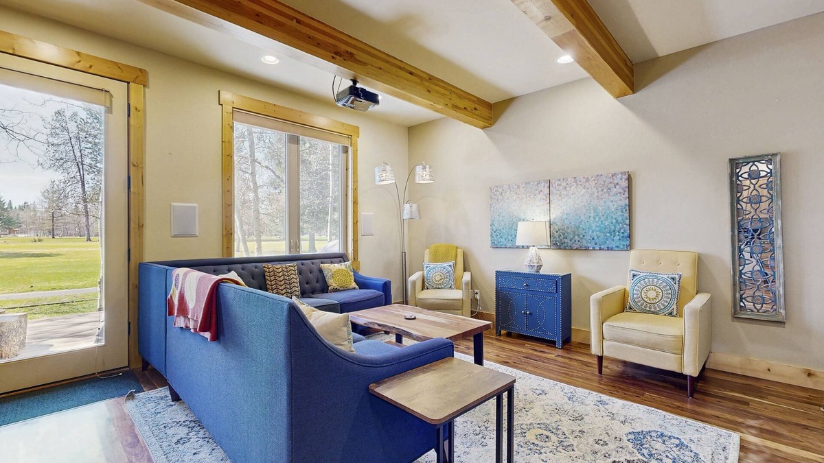 McCall House | Gorgeous golf course townhome with great views, gas fireplace, EV charger