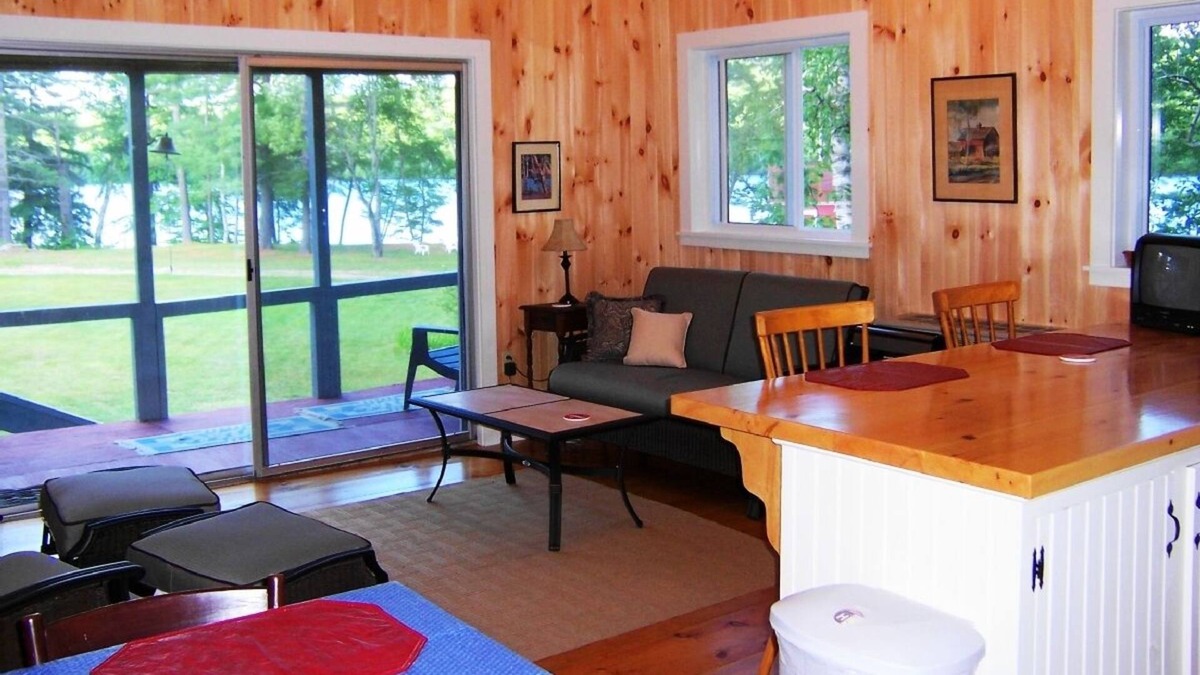 Lyme Center Cottage | Gorgeous Lake Front, Sandy Beach, Spacious Grounds, Family and Pet Friendly