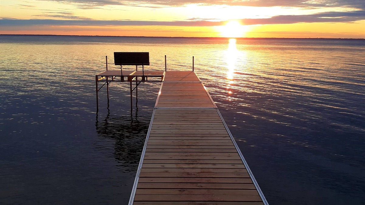 Village of Harrison House | Gorgeous Lake Winnebago Sunsets