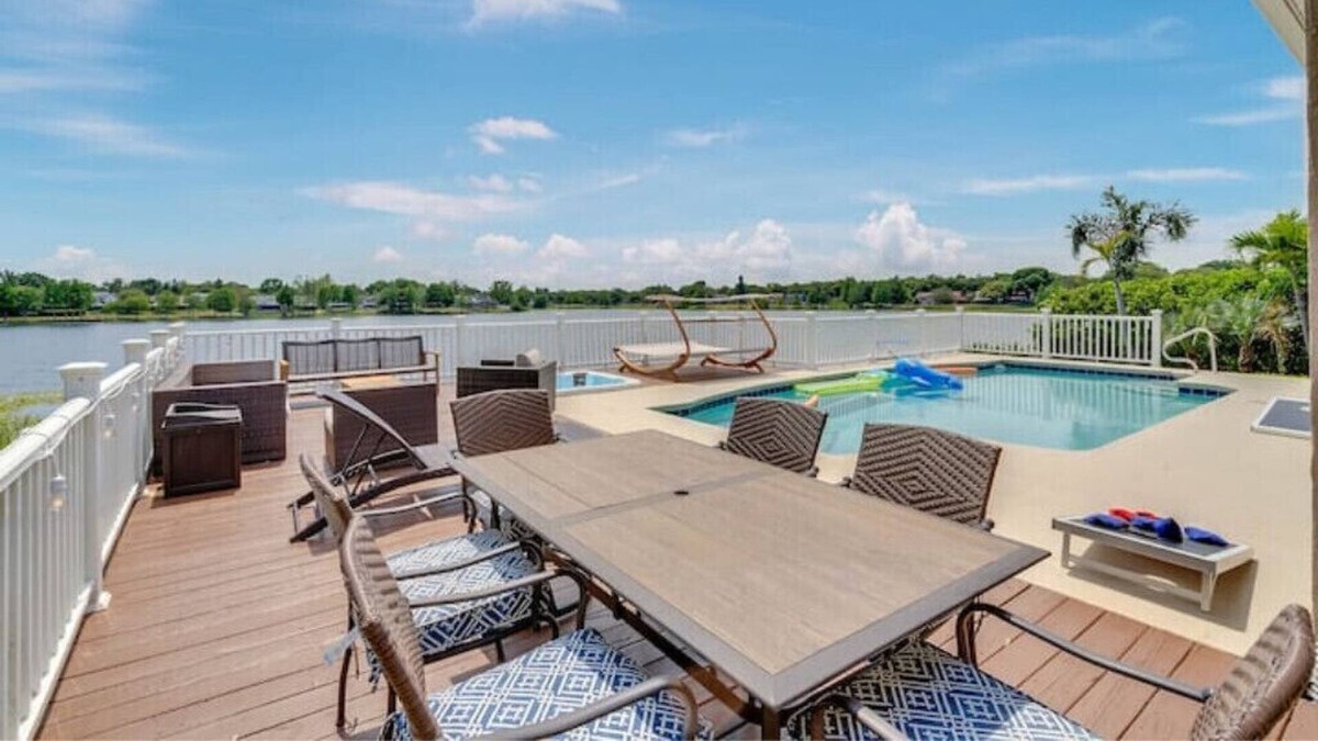 Mariner's VIllage House | Gorgeous Lakefront Pool Home W paddleboard, kayak, game room, king bed, and more