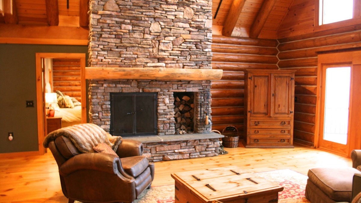 Andover House | Gorgeous Log Home With Mountain Views with Hot Tub
