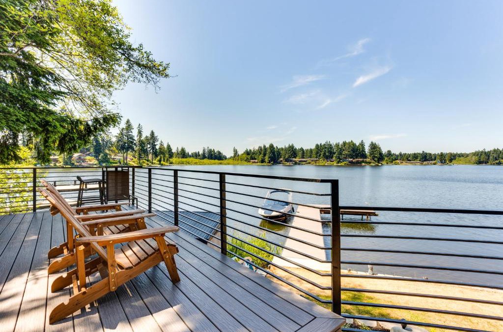 Lacey House | Gorgeous Long Lake Home with Dock, Kayak, SUP and More