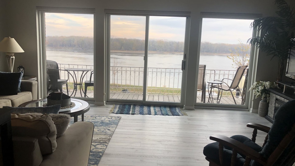 Bellevue Condo | Gorgeous Mississippi riverfront condo available on other site.