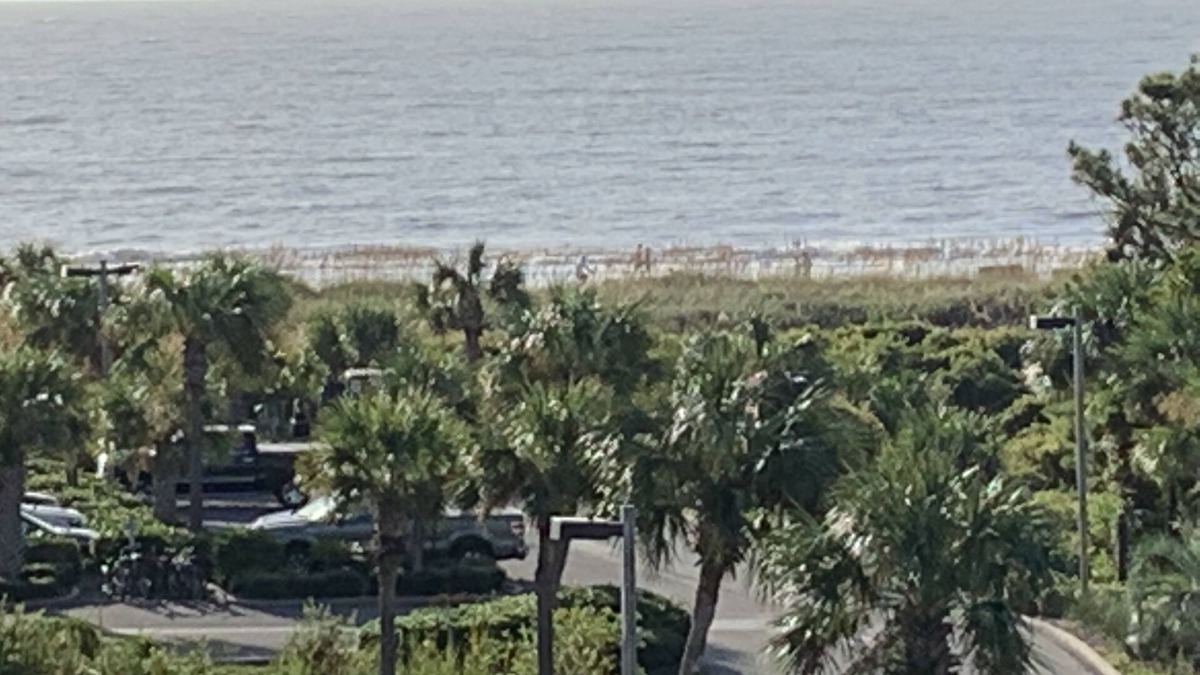 Folly Field Condo | Gorgeous ocean view villa with spacious balcony and private beach access.