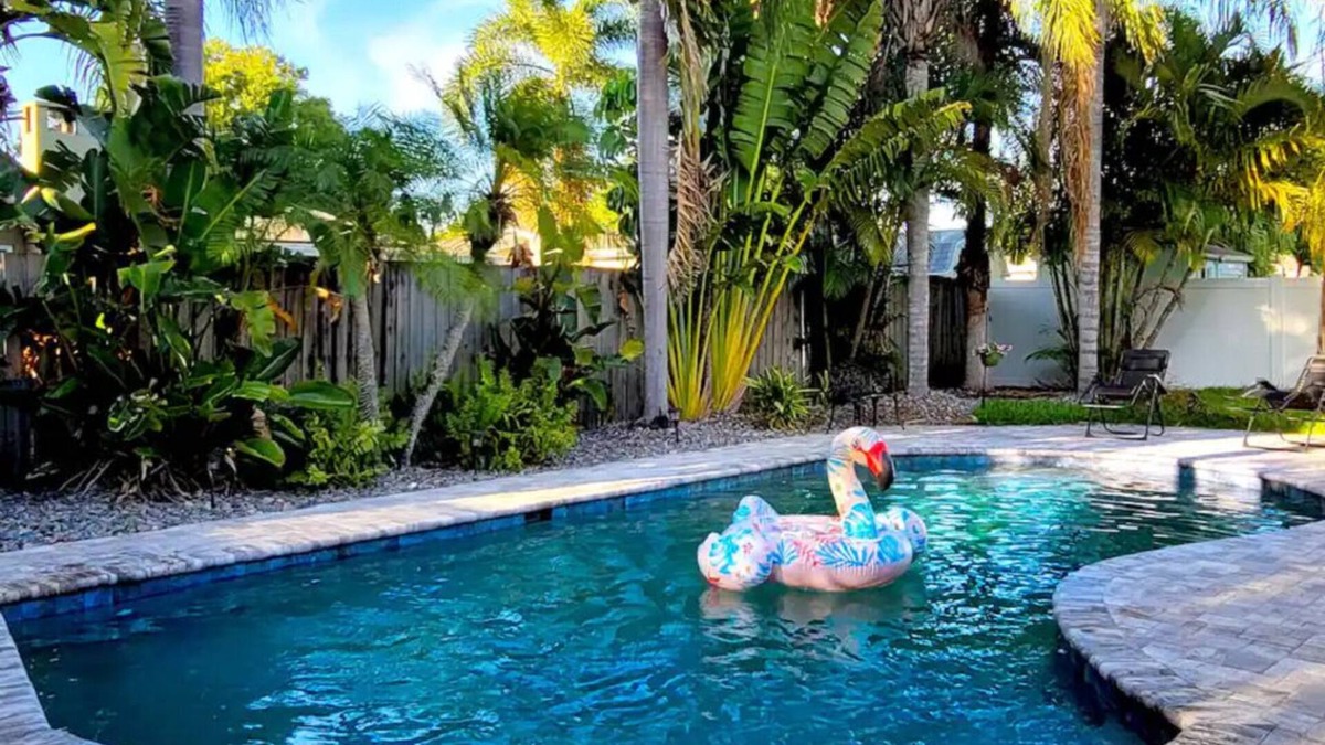 Walsingham House | Gorgeous private heated pool house, short drive to the beach!