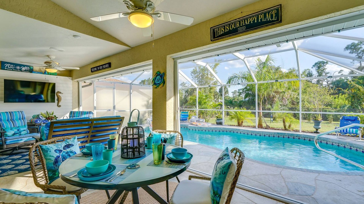 Punta Gorda House | Gorgeous Punta Gorda Home w/ Lanai & Private Pool!