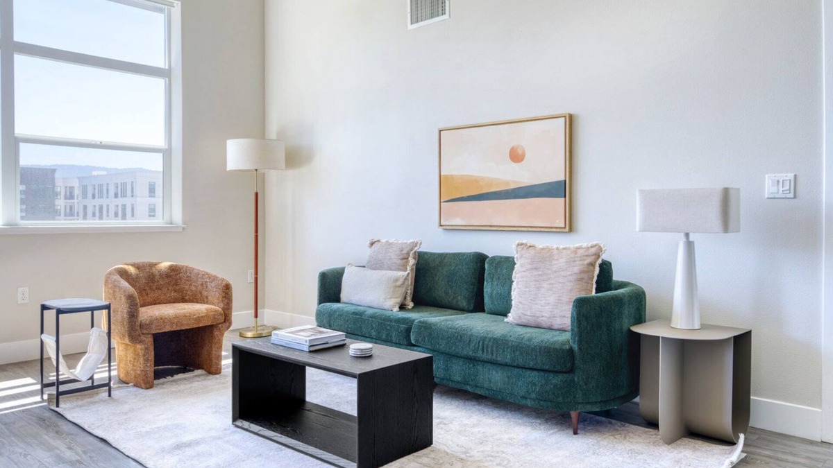 Centennial Apartment | Gorgeous Redwood City 2BR w/A/C, Gym & W/D, nr Caltrain, by Blueground