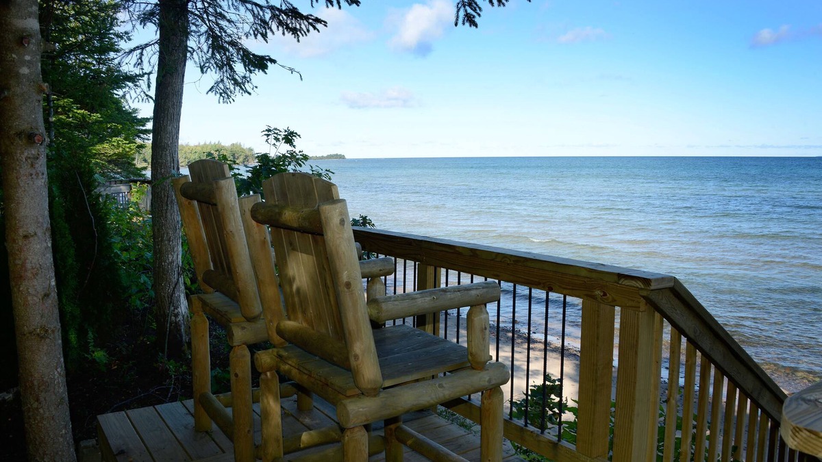 Brimley Cottage | Gorgeous Remodeled 4Bed/2Bath Retreat with Private Trail to Lake Superior Beach!
