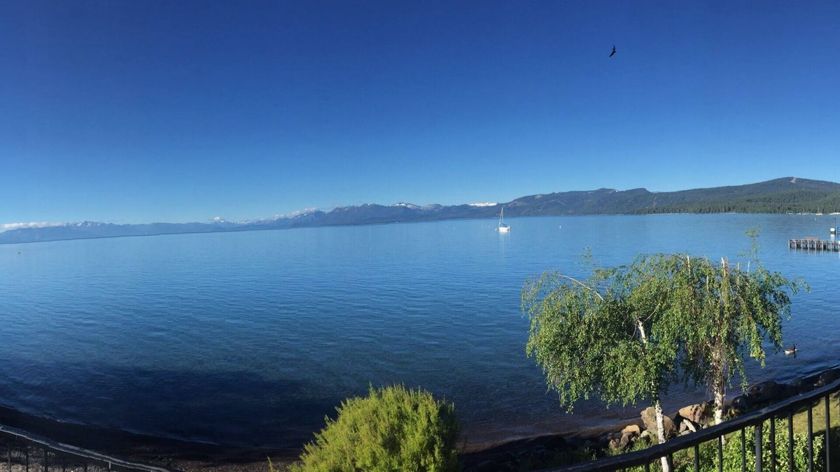Lake Forest Condo | Gorgeous, sweeping views of Lake Tahoe from 3 story lake front condo!