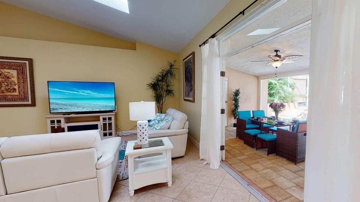 Bay Acres House | Gorgeous Updated Heated Saltwater Pool Home, WiFi, Dog Friendly, Kayak Launch & Park, Garage