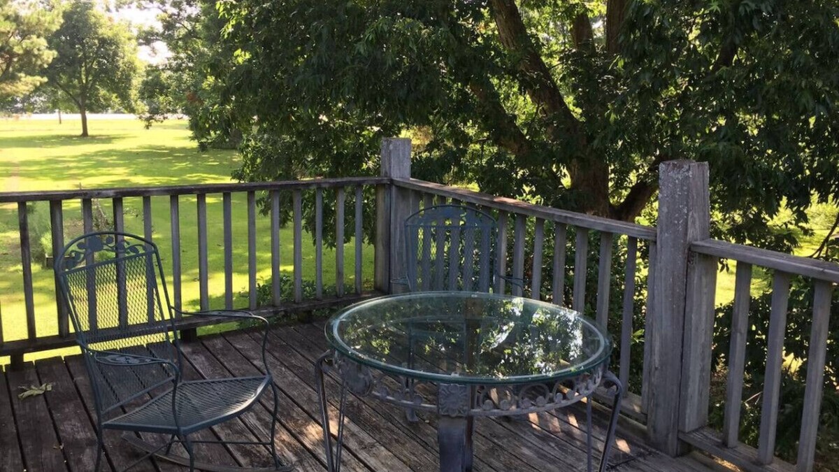 Lake Village Apartment | Gorgeous view of Lake Chicot from 2nd Story Balcony!