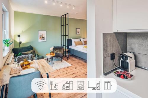 Friedrichstadt Apartment | "Grüne Oase" - Nähe Altstadt - Tiefgarage - Ruhig - Nespresso