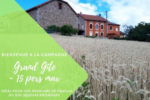 Saint Bonnet des Quarts House | Grand Gite Maison d Alice Auvergne - 15 personnes