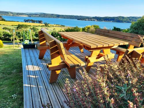 Hopital-Camfrout House | Grande maison familiale,SUPERBE VUE mer,calme,confort,SPA