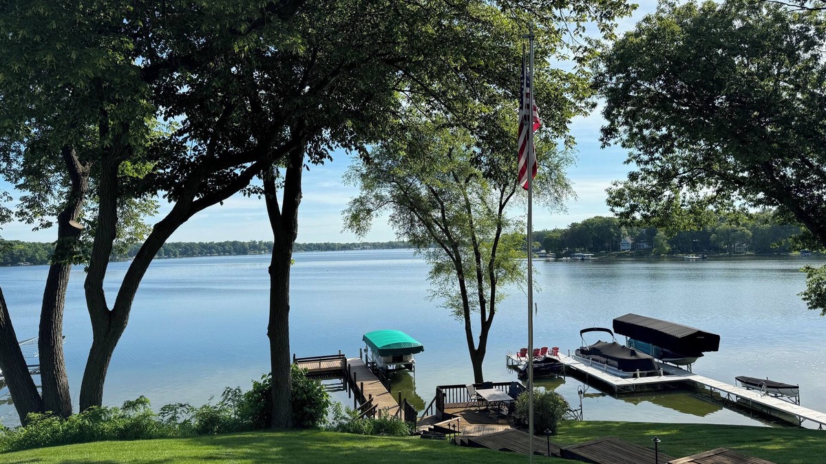 Powers Lake House | Grande Vista Manor-Beautiful Lakefront Home Minutes From Lake Geneva